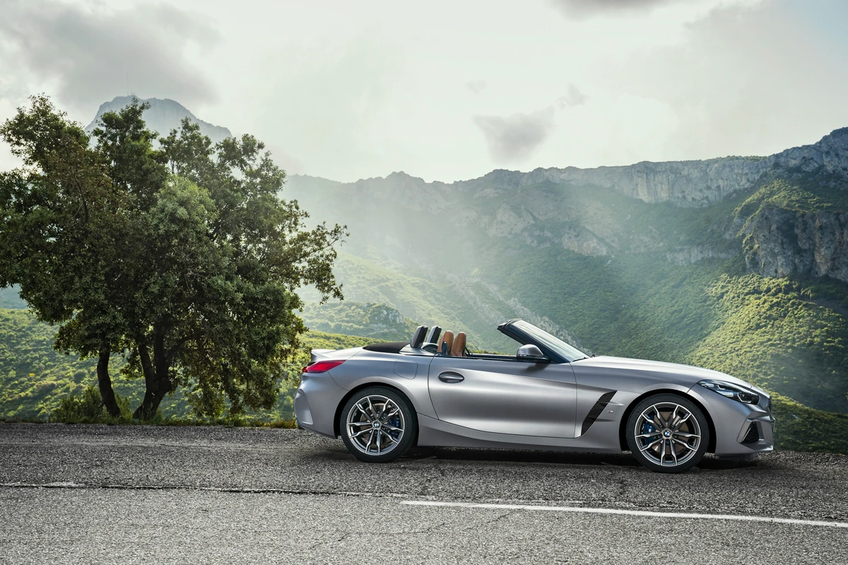 BMW Z4 shooting in South of France